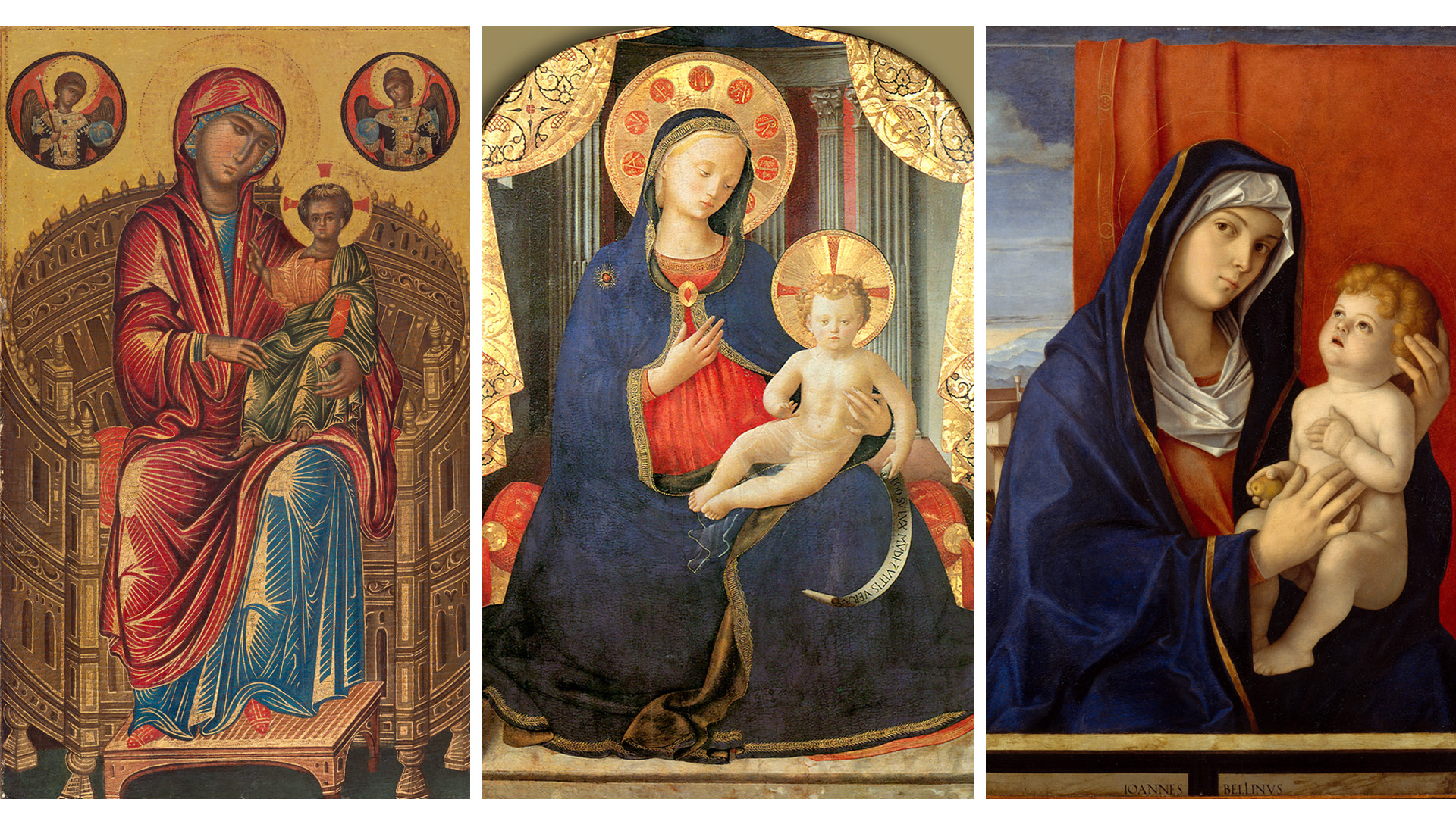 Paintings of the Virgin Mary with Jesus as a Child
