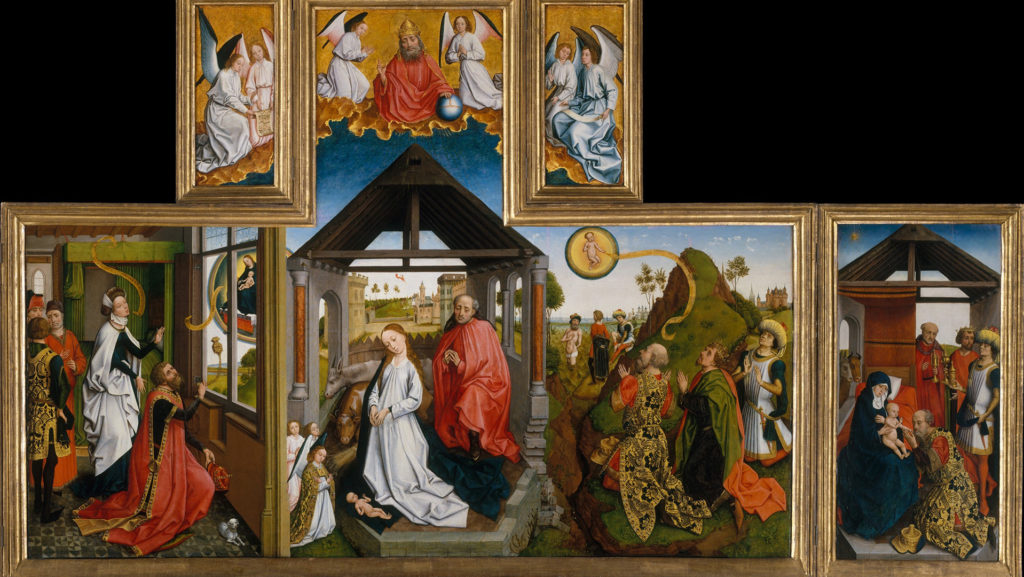 Dutch nativity altarpiece