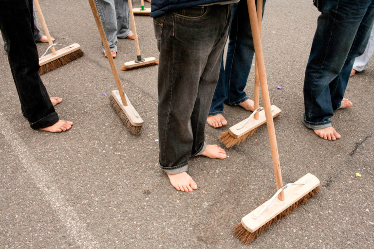 Cleaning Barefoot IMB