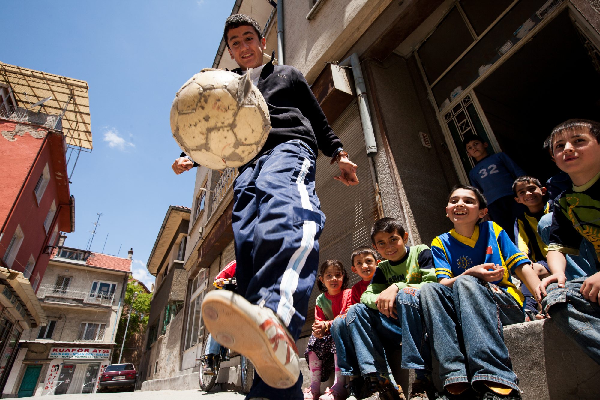 Turkish Kids Playing Football International Mission Board
