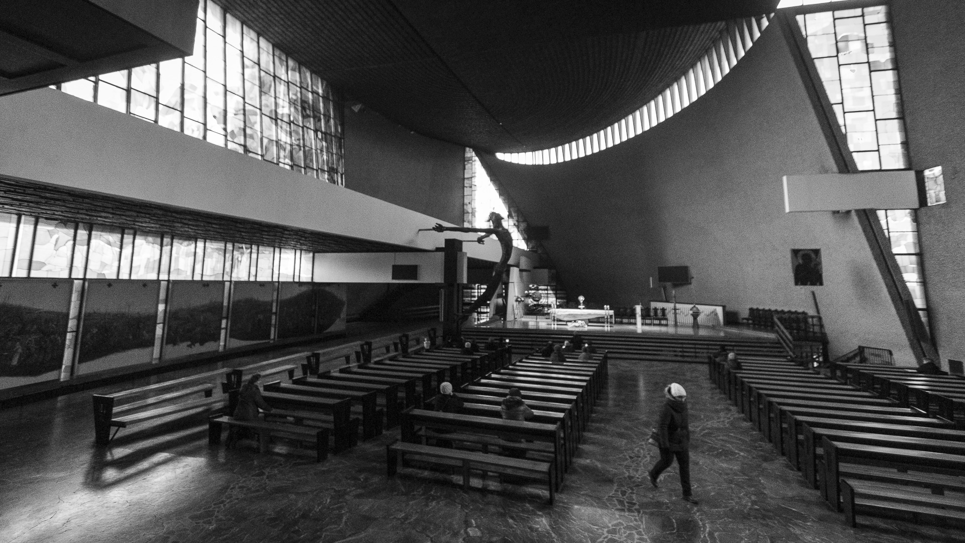 The Lord's Ark Roman Catholic Church in Nowa Huta near Krakow, Poland.