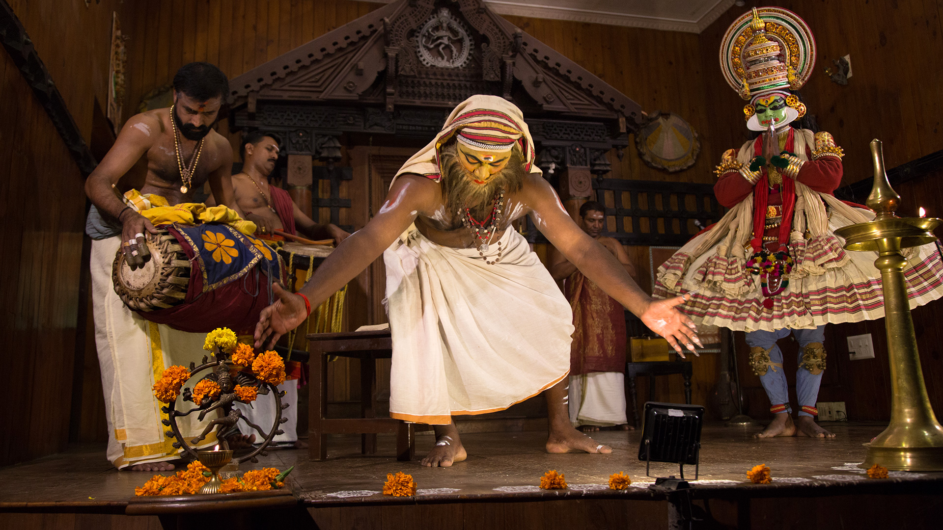 Kathakali is a classical Hindu performance art