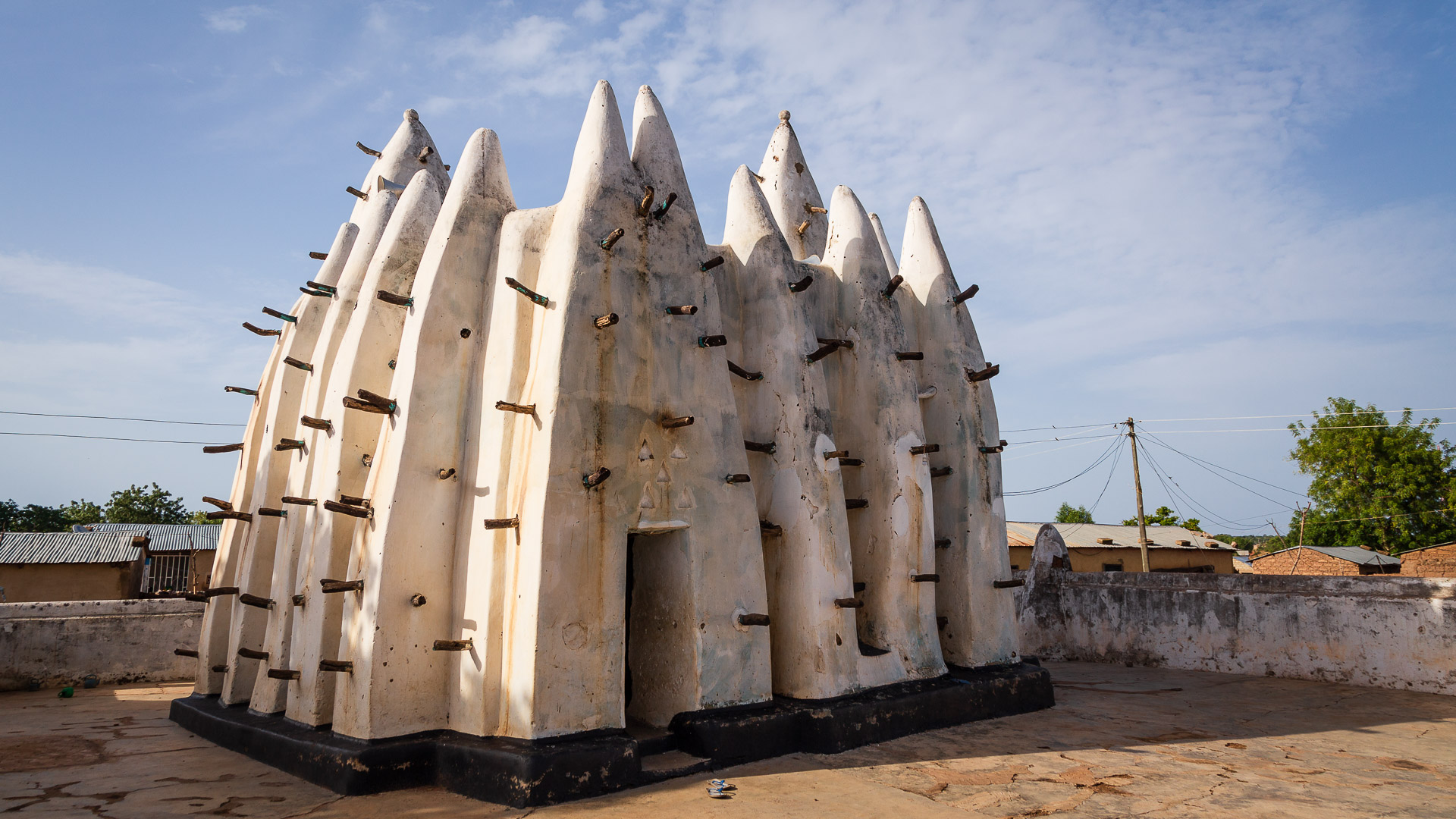 The historic mosque in the village of Nakore just southwest of Wa in Ghana's Upper West Region.