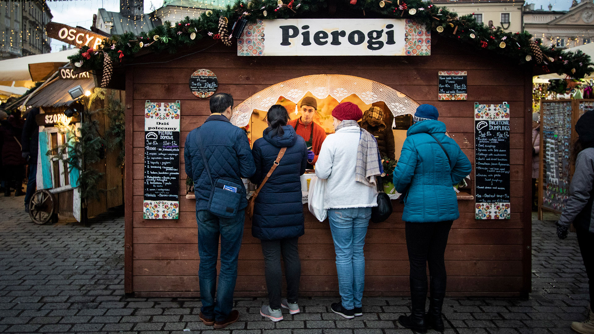 In Poland pierogi is among the favored holiday dishes. 