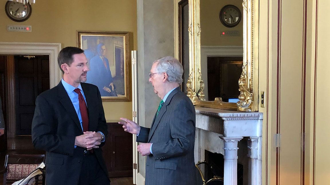 Paul Chitwood, Mitch McConnell
