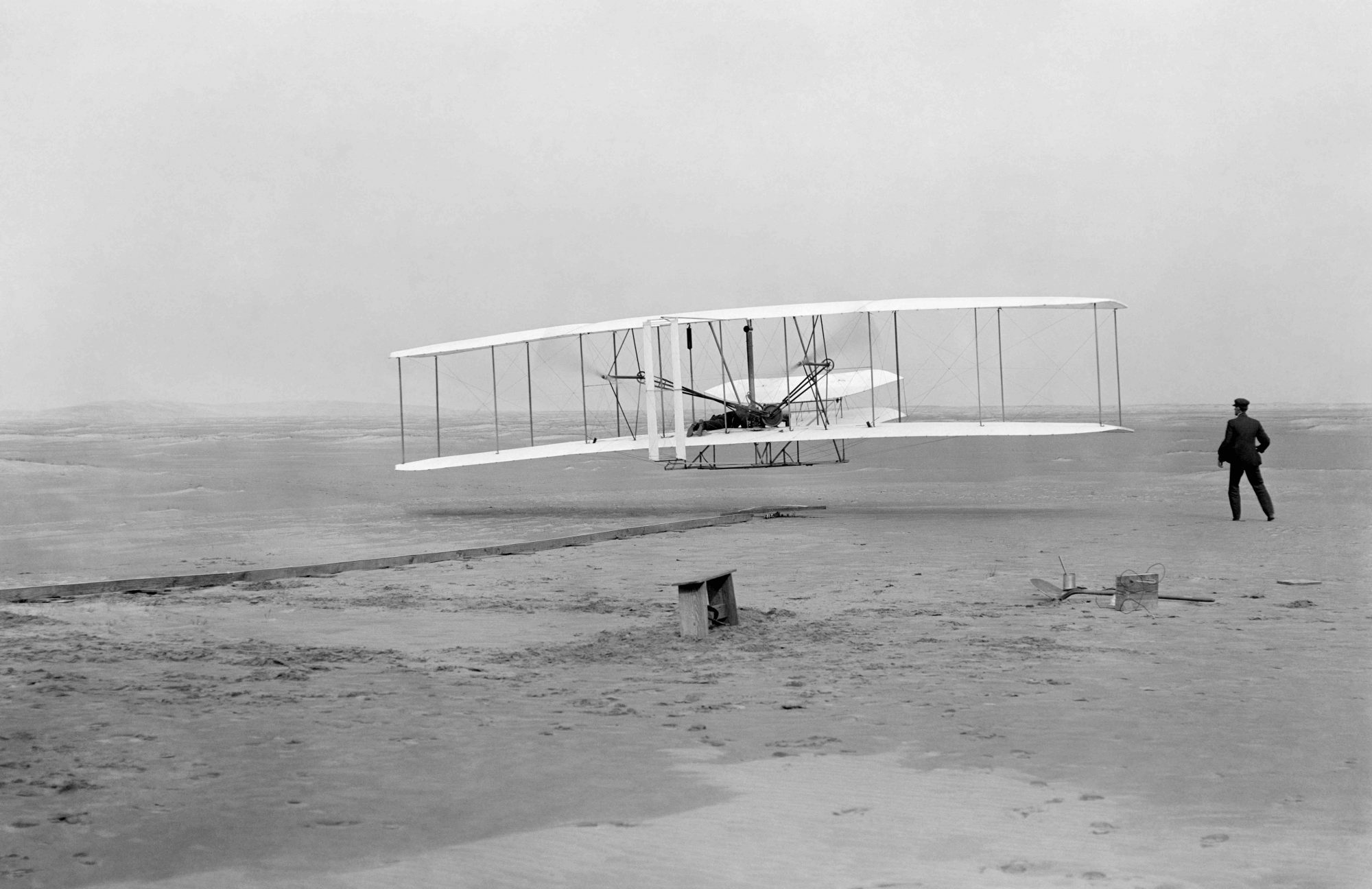 1903 - Wright Brothers #1 (Wikimedia commons)