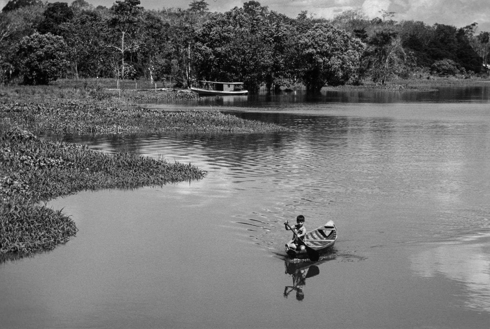 Canoe on Amazon River