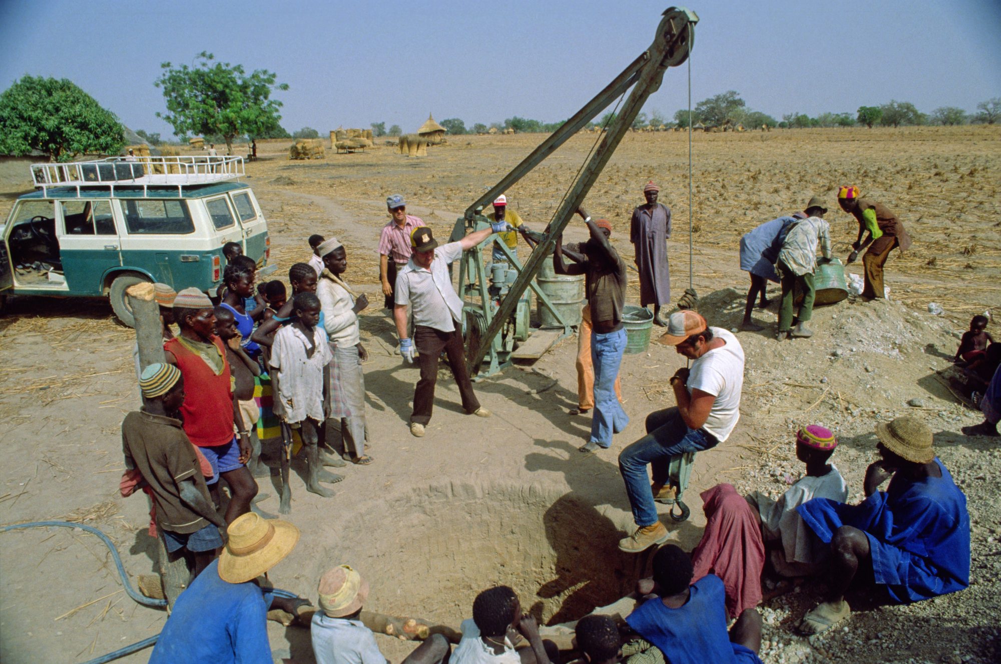 Well-Digging in Upper Volta (Burkina Faso)