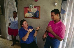 Stan Stepleton Signing in the Dominican Republic