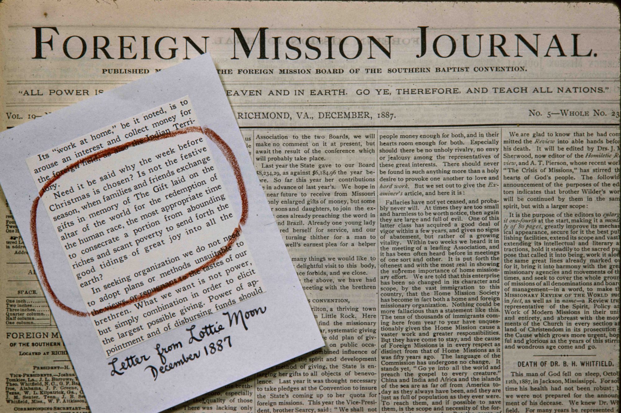 Foreign Mission Journal