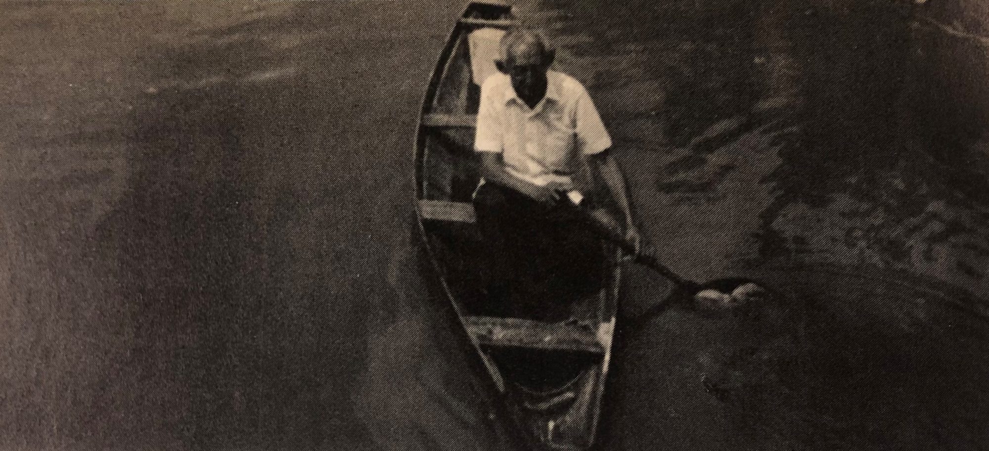 Man in Canoe, Amazon River