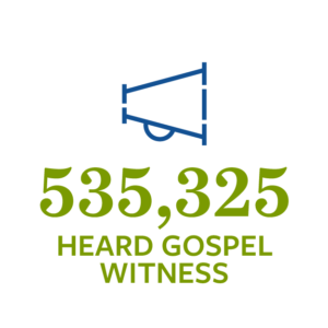 535,325 heard gospel witness
