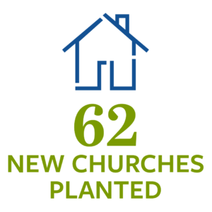 62 New Churches Planted