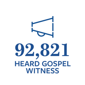 92,821 Heard Gospel Witness