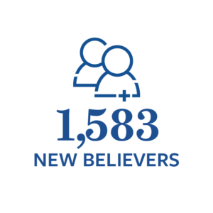 1,583 New Believers