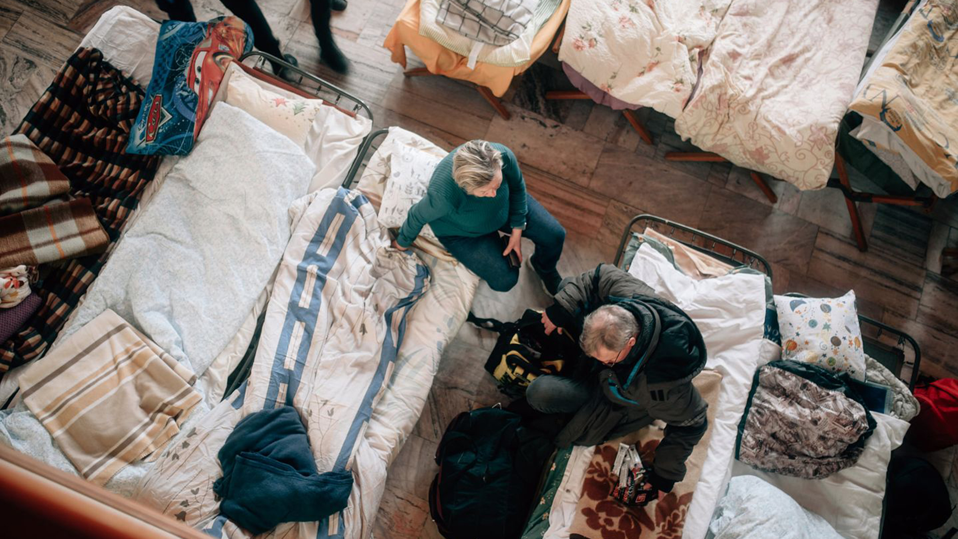 Beds for refugees IMB