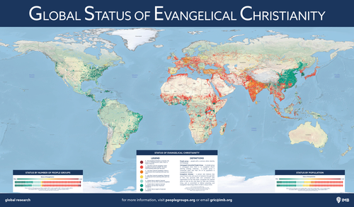 Global Status of Evangelical Christianity Map Thumbnail