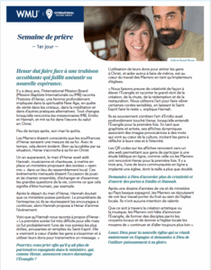 Week of Prayer Long Stories: French