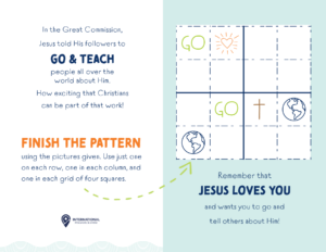 Children’s Mission Activity Pages